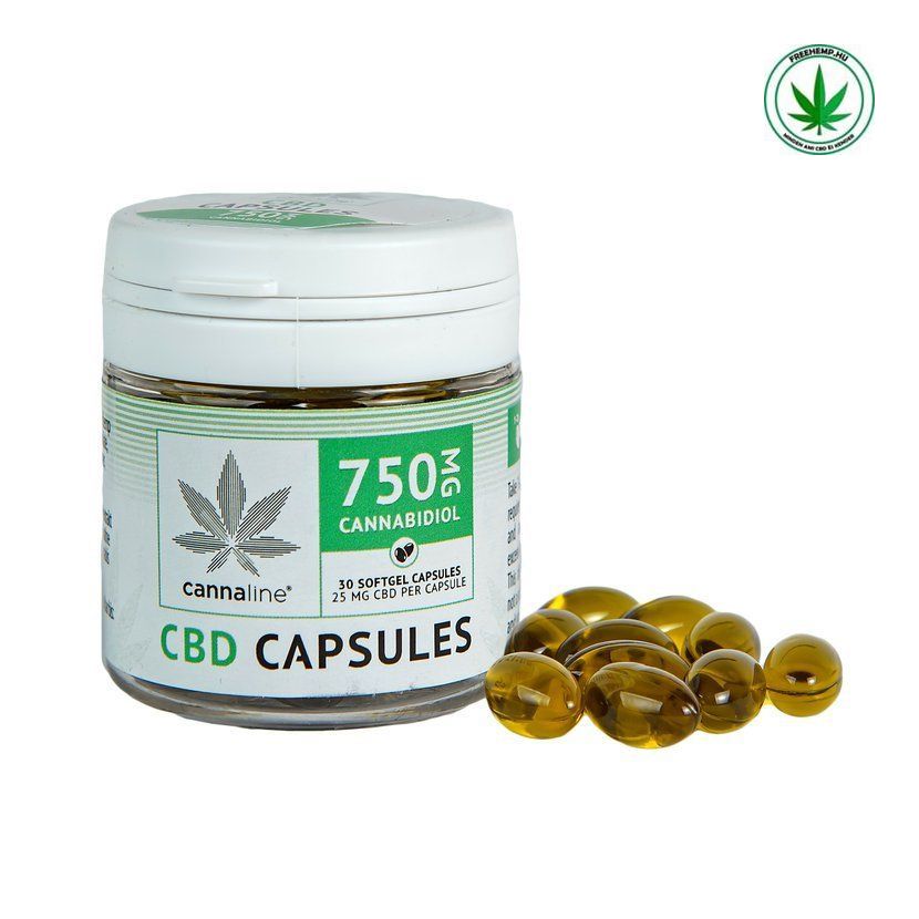 Cannaline CBD Kapsel - 750 mg CBD, 30x25 mg