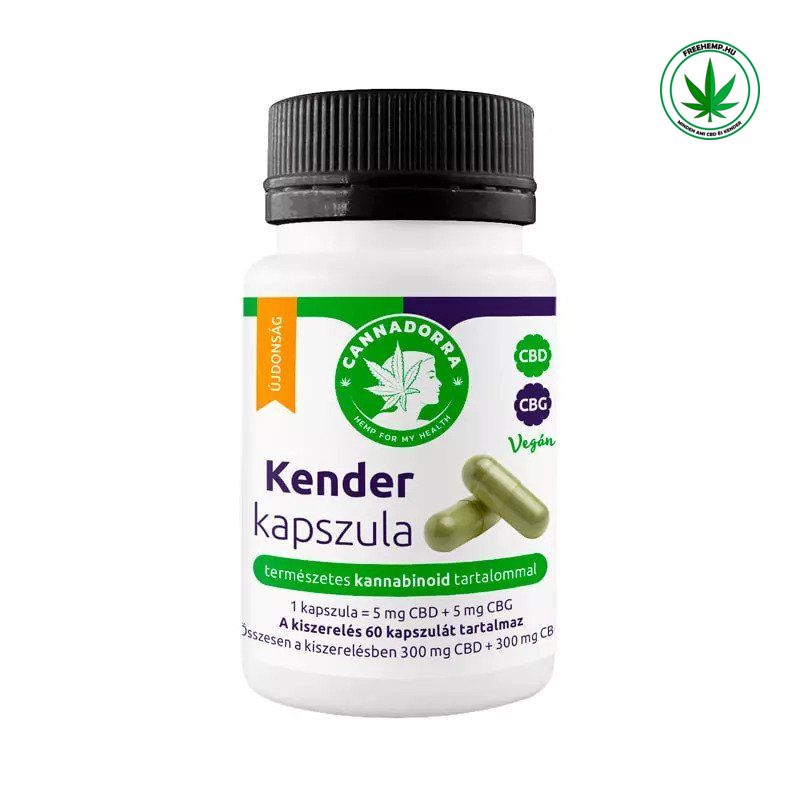 Hanf Kapsel 300mg CBD+300mg CBG