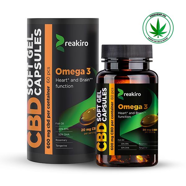 Omega3 CBD Kapsel 600mg/60St