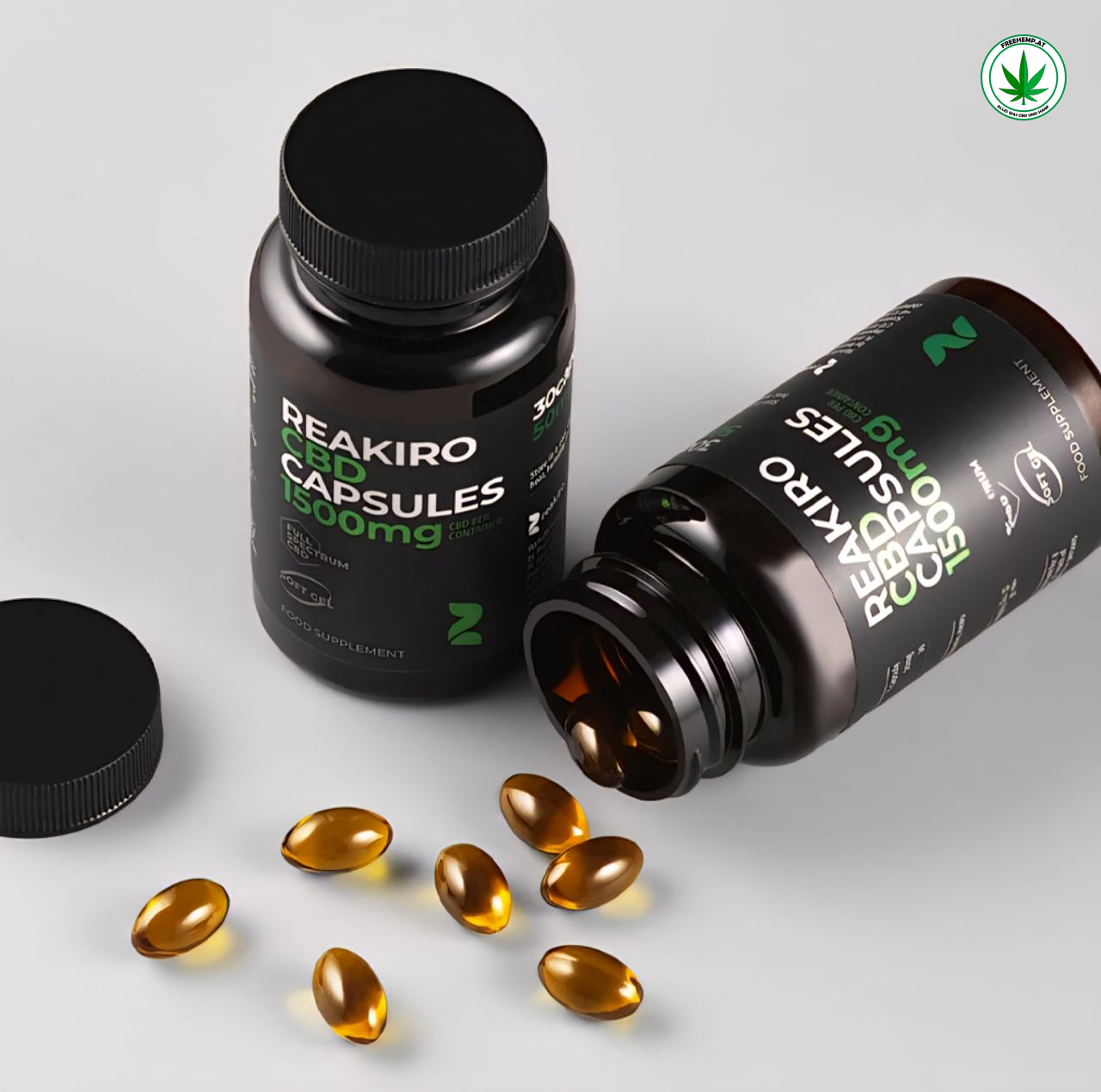 Reakiro CBD Kapsel 1500mg 30St. Reakiro CBD Kapsel 1500mg 30St.