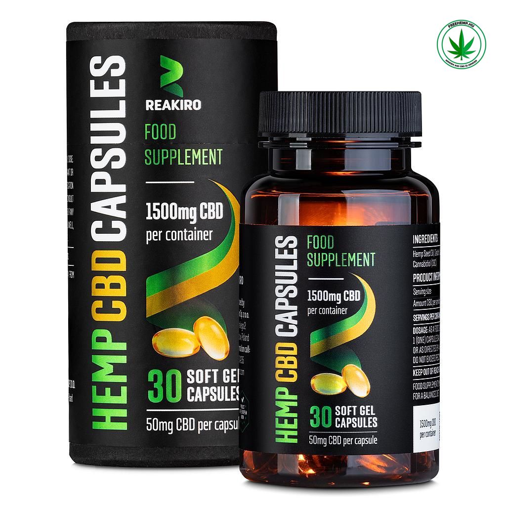 Reakiro CBD Kapsel 1500mg 30St.