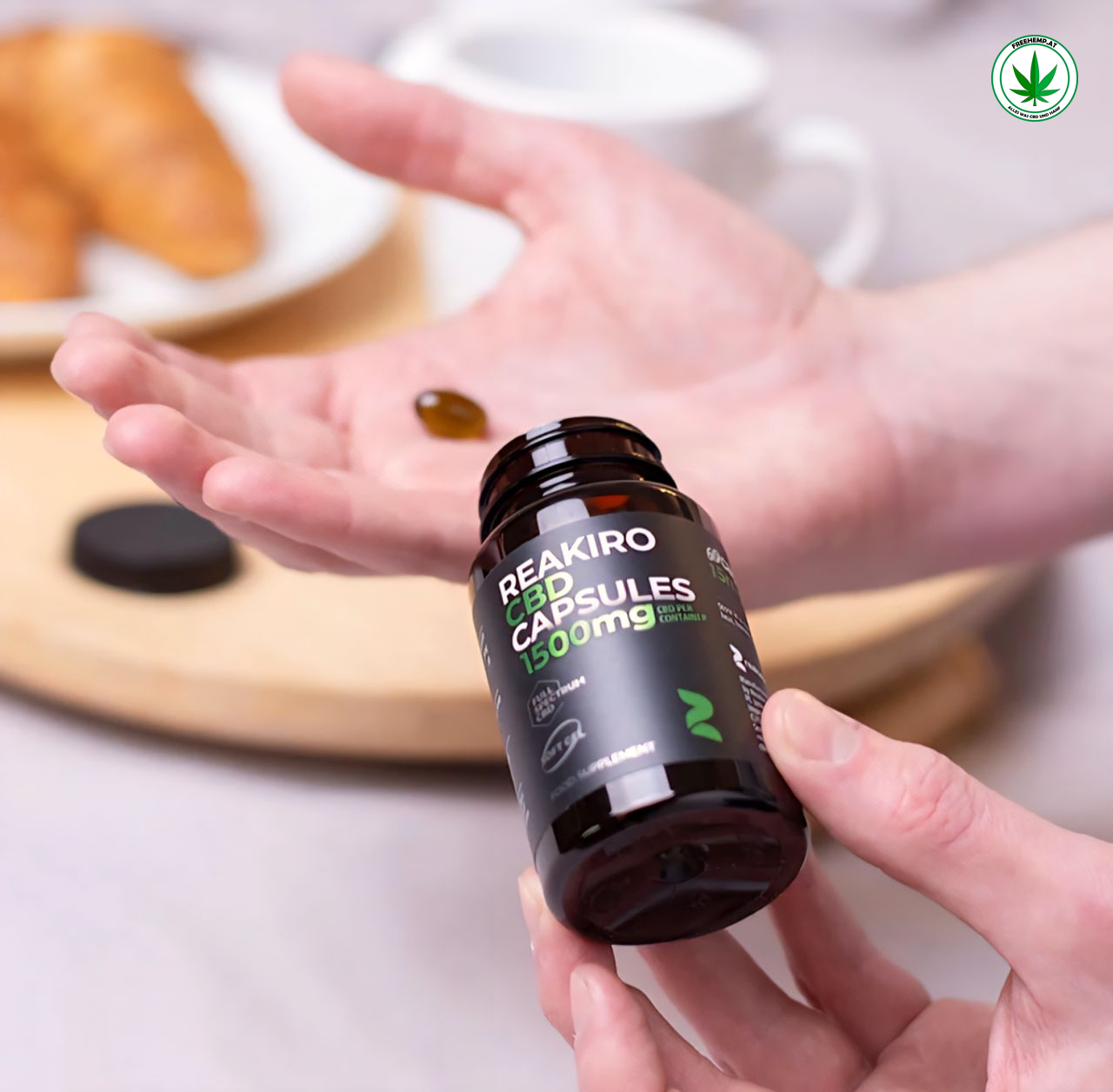 Reakiro CBD Kapsel 1500mg 60St. Reakiro CBD Kapsel 1500mg 60St.