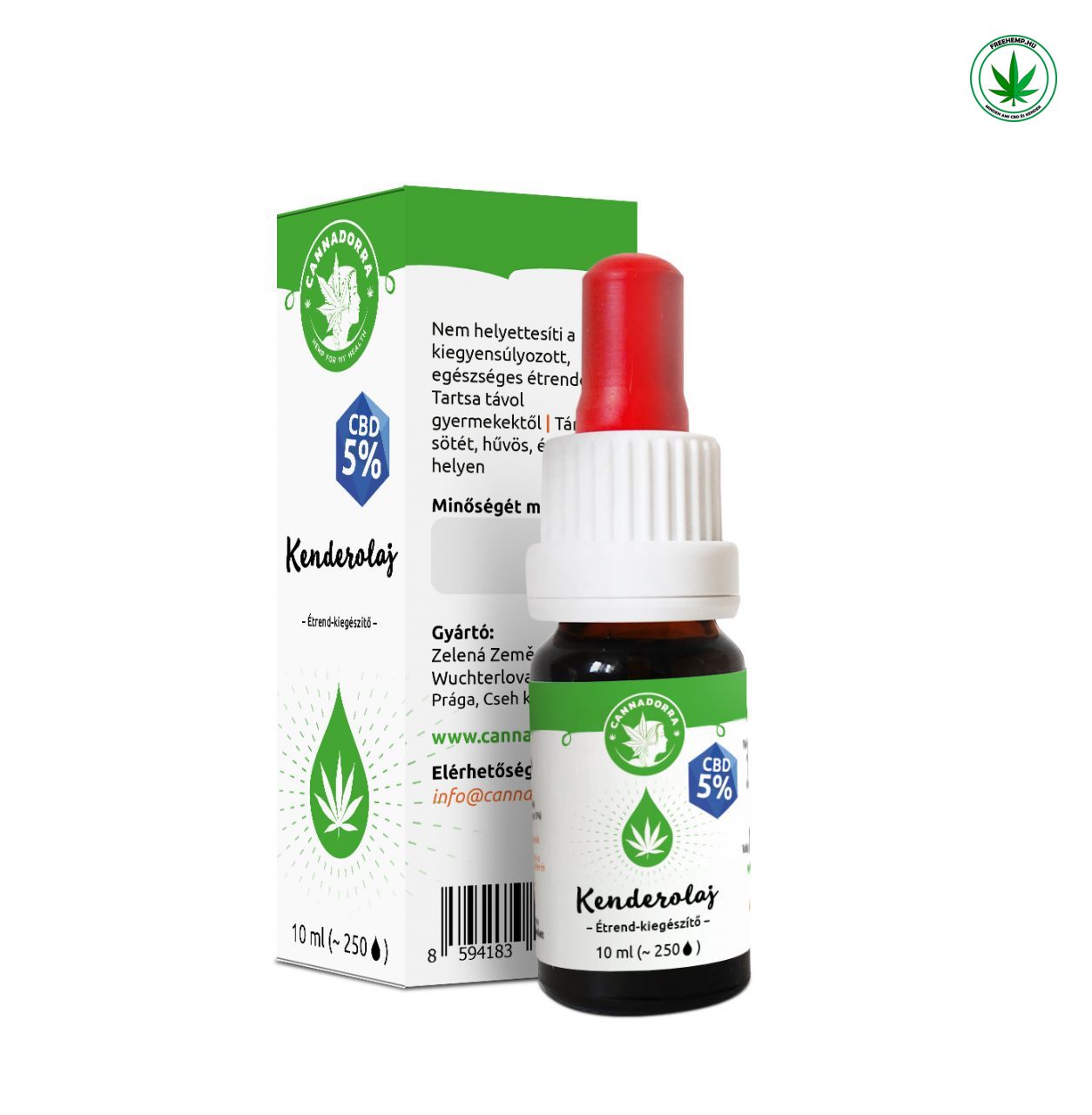 Cannadorra 5% CBD Öl Wide Spektrum(THC-frei)