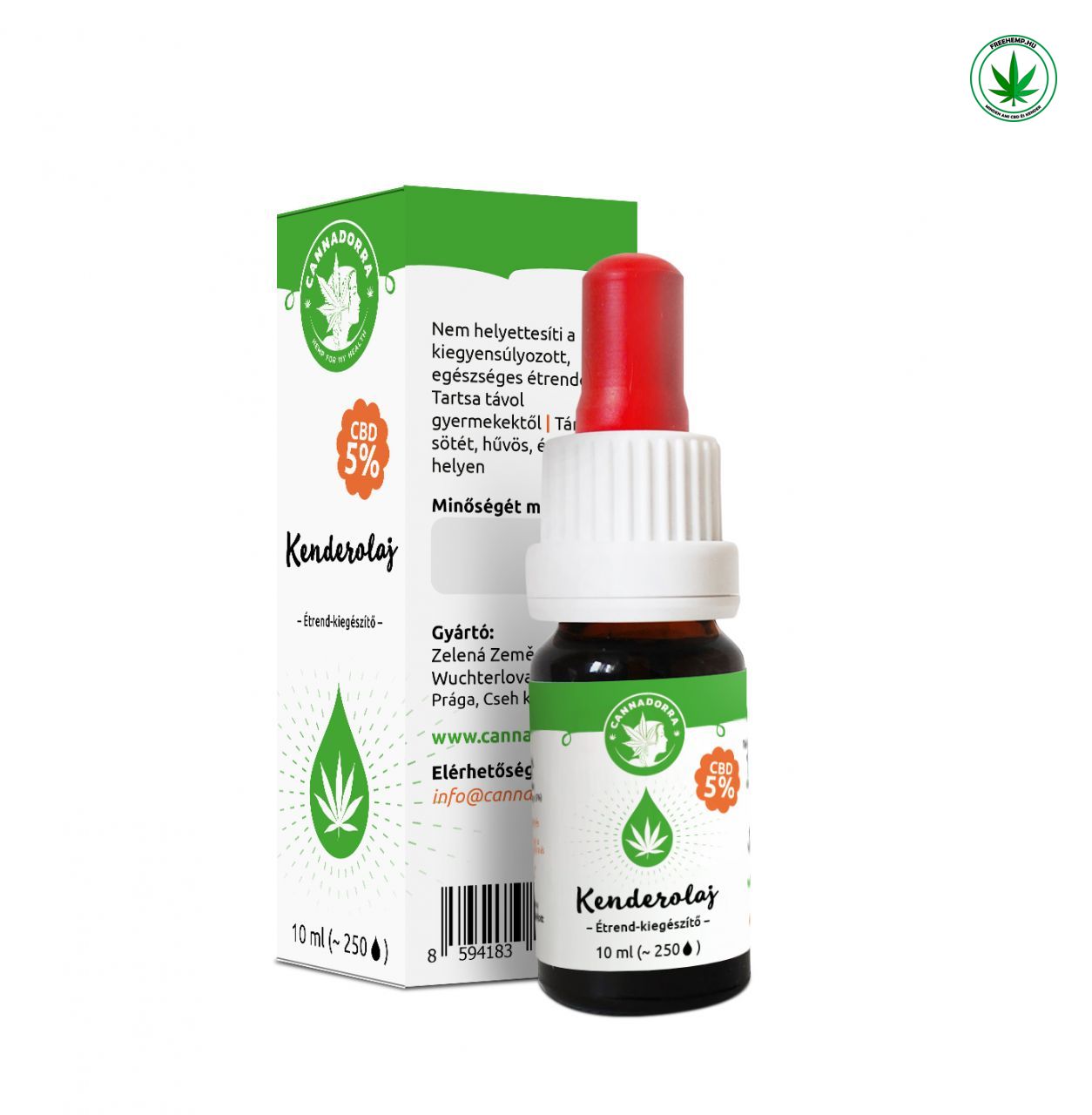 Cannadorra 5% CBD Öl Full Spektrum