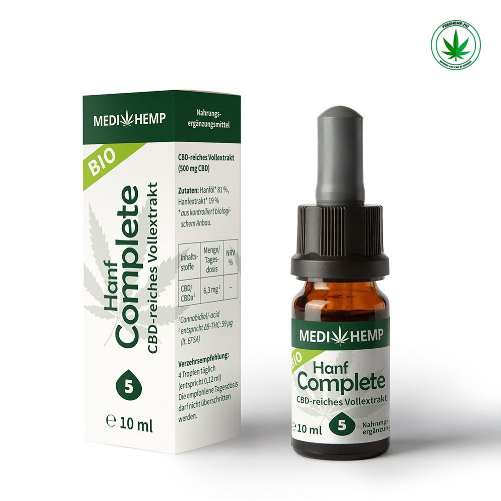 MediHemp Bio Hanf Complete 5% 500mg CBD Öl