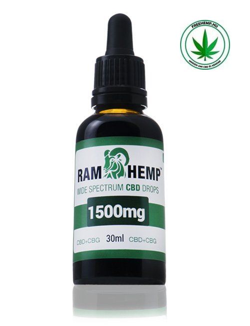 Ramhemp 1500mg Wide Spectrum CBD+CBG Öl 5%