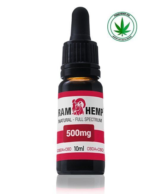 Ramhemp Natural 500mg Full Spektrum CBDA+CBD Öl 5%