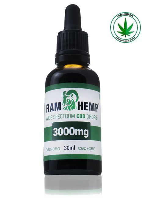 Ramhemp 3000mg Wide Spectrum CBD+CBG Öl THC-frei