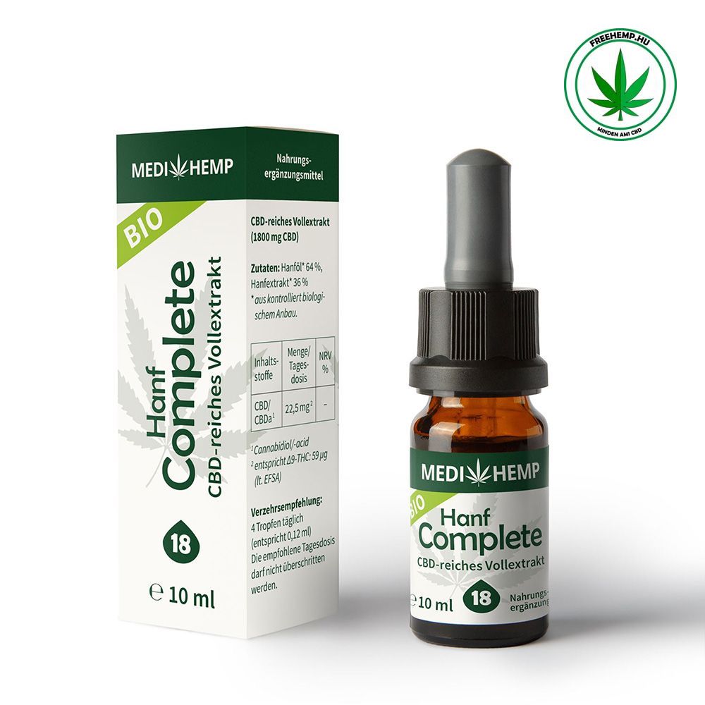 MediHemp Bio Hanf Complete 18% 1800mg CBD Öl