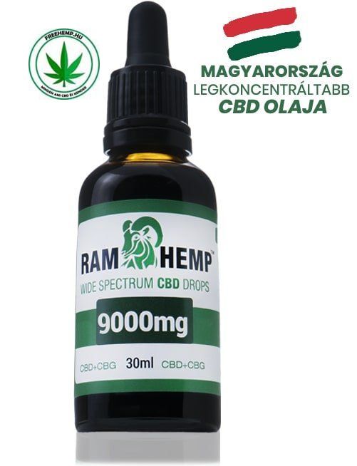 Ramhemp 9000mg 30% THC-frei CBD+CBG Öl 30ml