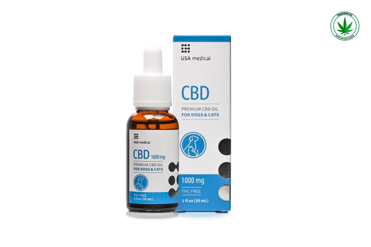 CBD Öl für Hunde und Katzen USA medical 1000 mg