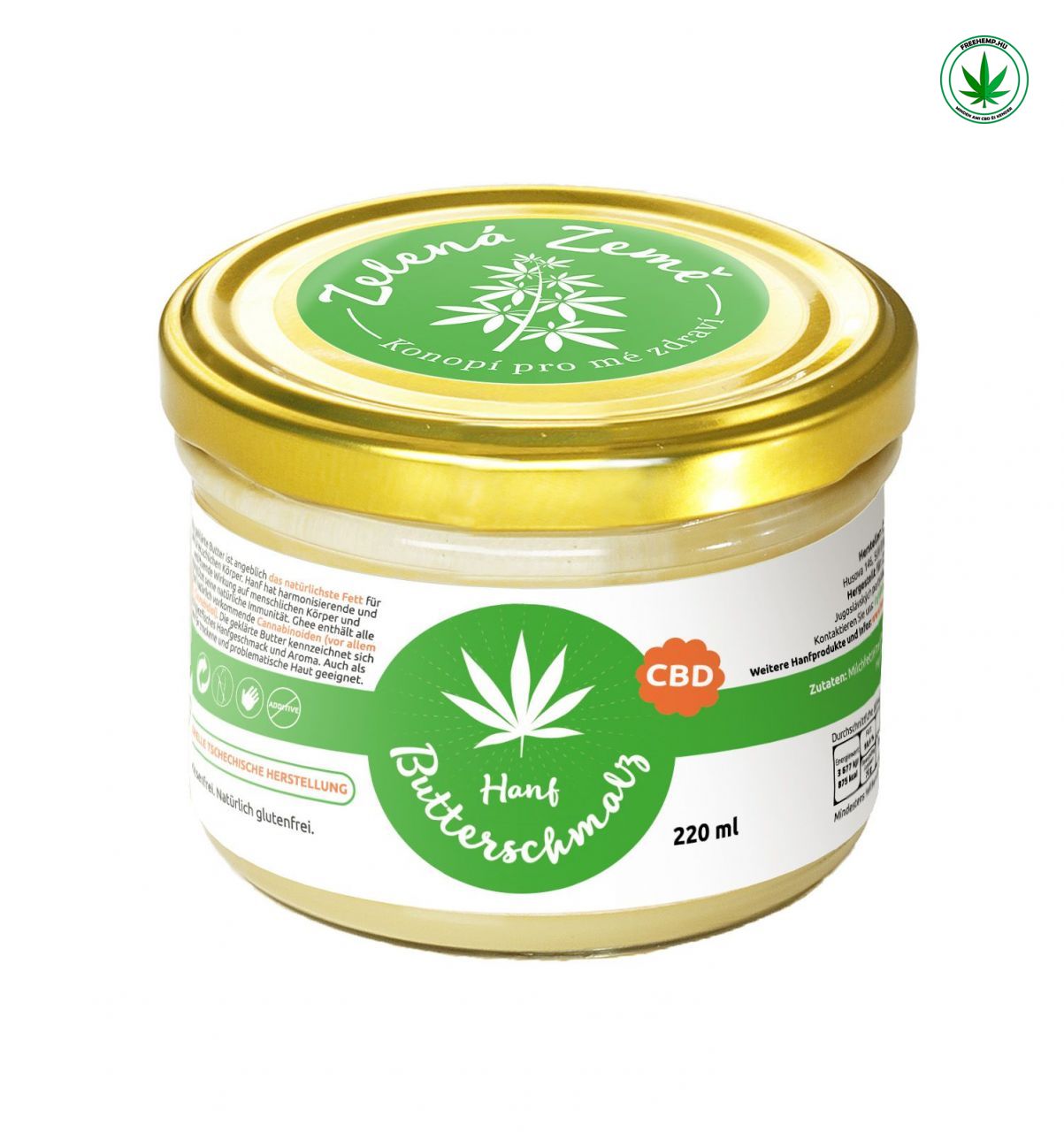 Cannadorra Hanfbutter mit CBD