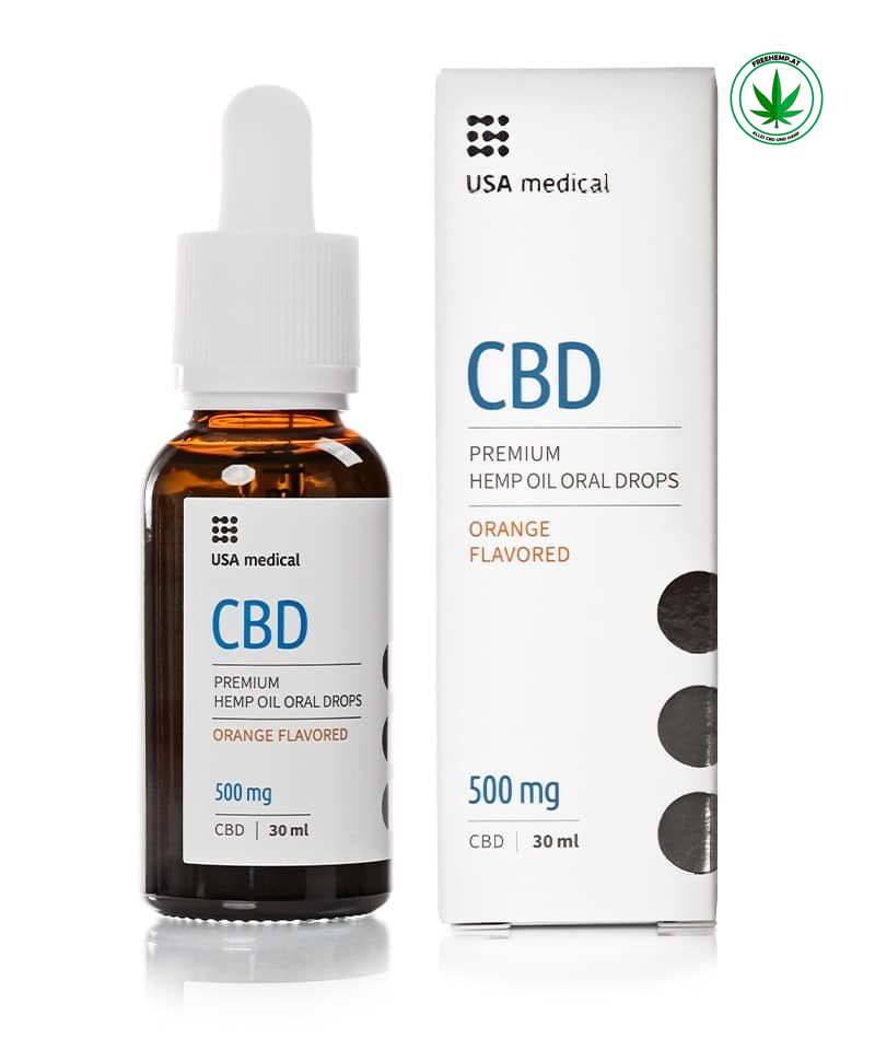 USA Medical 500mg Premium CBD Öl