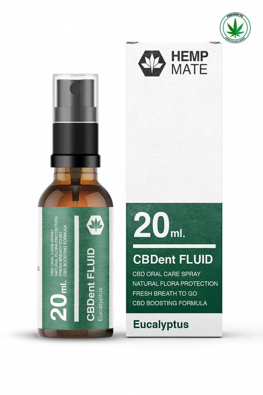 HempMate CBD Mundspray "eucalyptus" Geschmack 