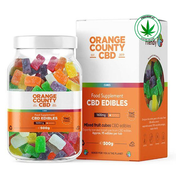 CBD Gummizucker Würfel 1600mg/95St