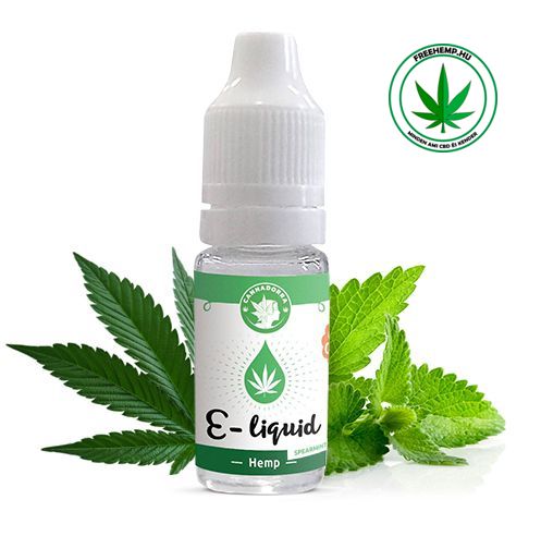 E-liquid mit CBD, mit Hanf und Minze Geschmack