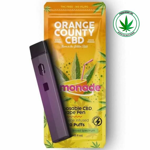 CBD Vape Pen (Puff Bar) 600mg CBD Lemonade Geschmack 