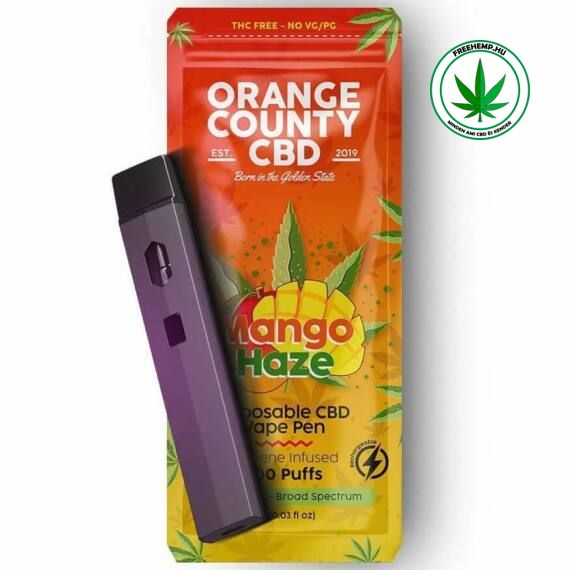 CBD Vape Pen (Puff Bar) 600mg CBD Mango Haze Geschmack 