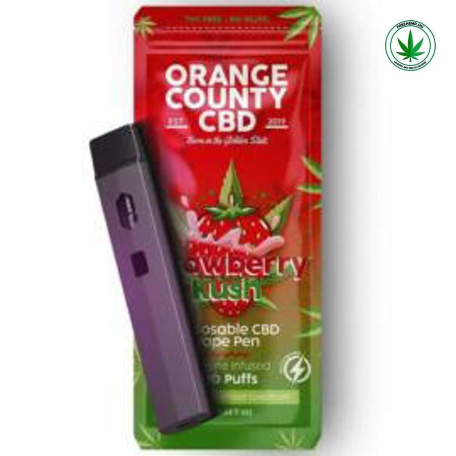 CBD Vape Pen (Puff Bar) 600mg CBD Strawberry Kush Geschmack