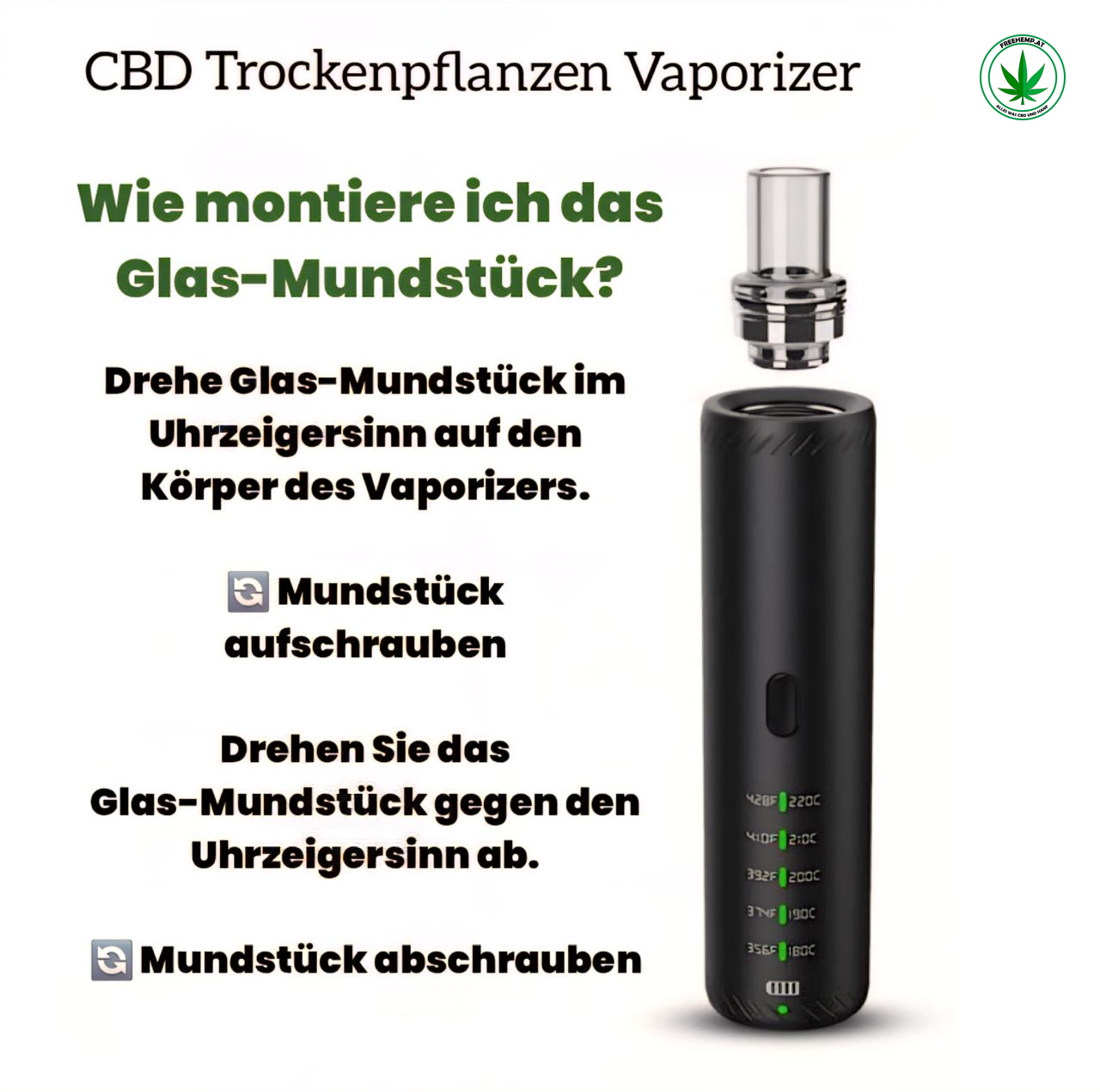 Vaporizer für Kräuter „Professional" Vaporizer für Kräuter „Professional"
