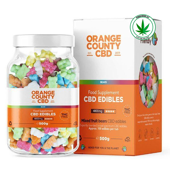 CBD Gummibär 4800mg/100 St.