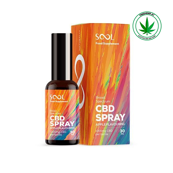 SOOL CBD spray 1000mg/30ml apfel