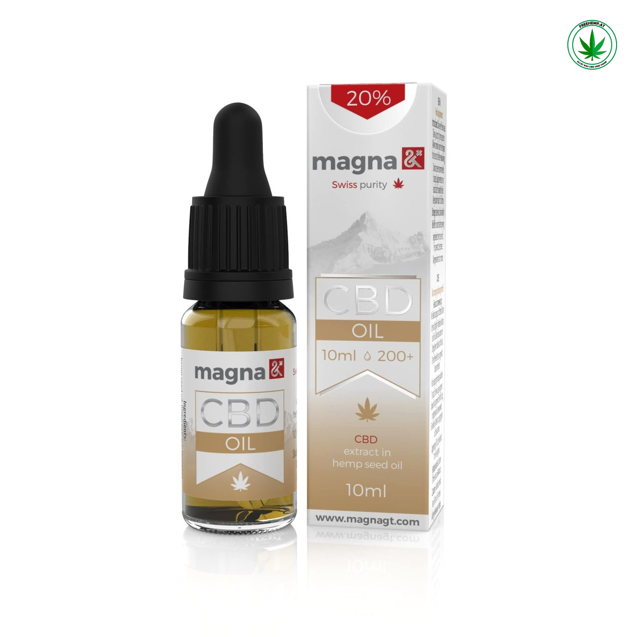 Magna G&T CBD Öl 20% (in Hanfsamenöl)