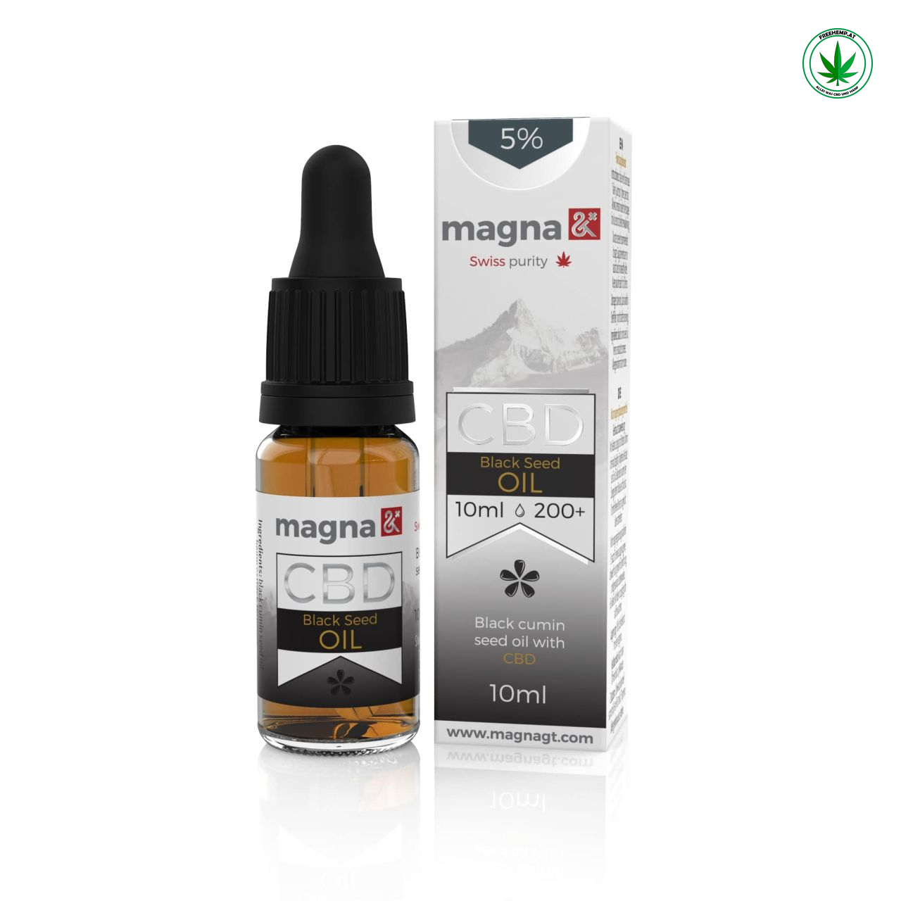 Magna G&T CBD Öl 5% (in Schwarzkümmelöl)