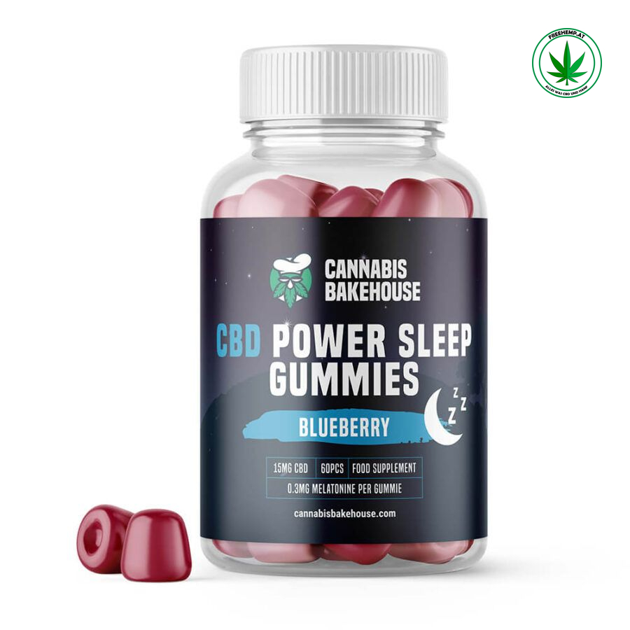 CBD Gummibärchen 900mg CBD+18mg Melatonin Power Sleep