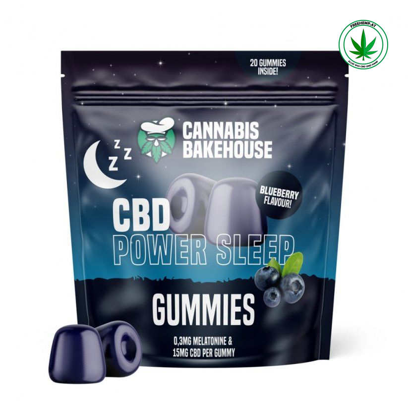 CBD Gummibärchen 300mg CBD+6mg Melatonin Power Sleep