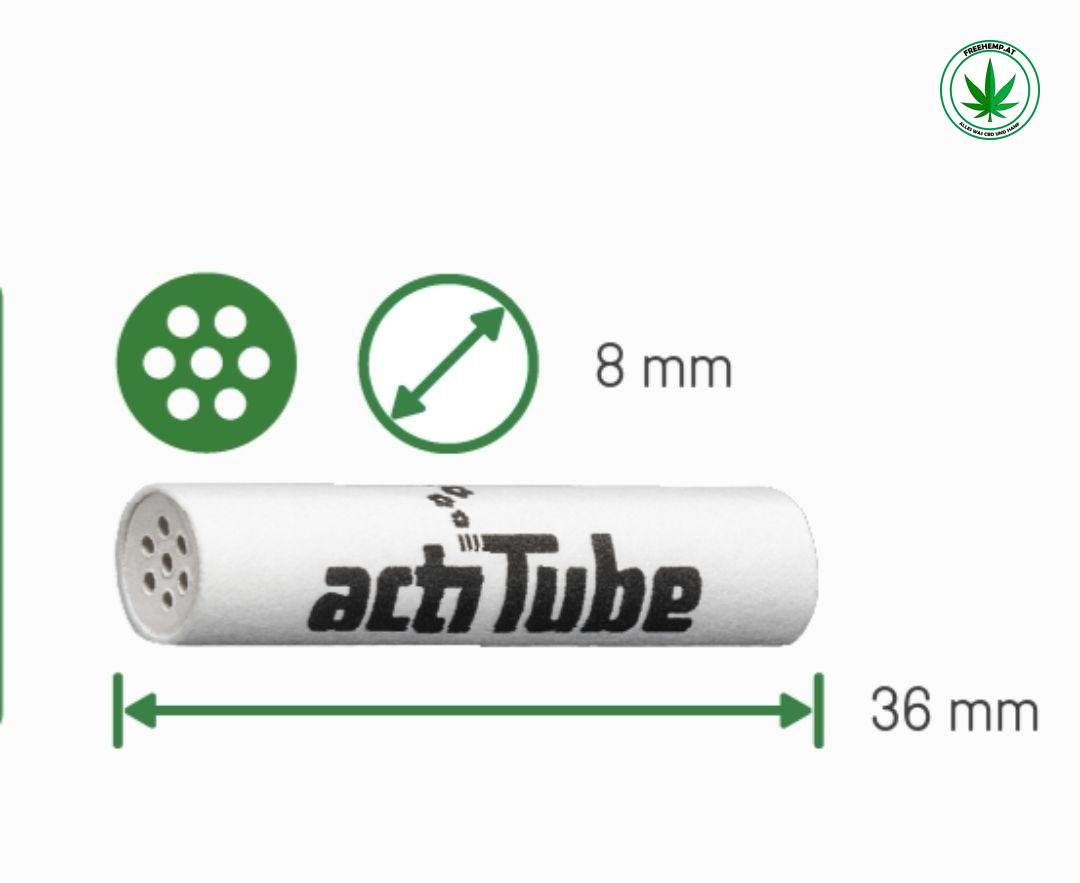 ActiTube Aktivkohlefilter 8 mm – 40 Stück ActiTube Aktivkohlefilter 8 mm – 40 Stück