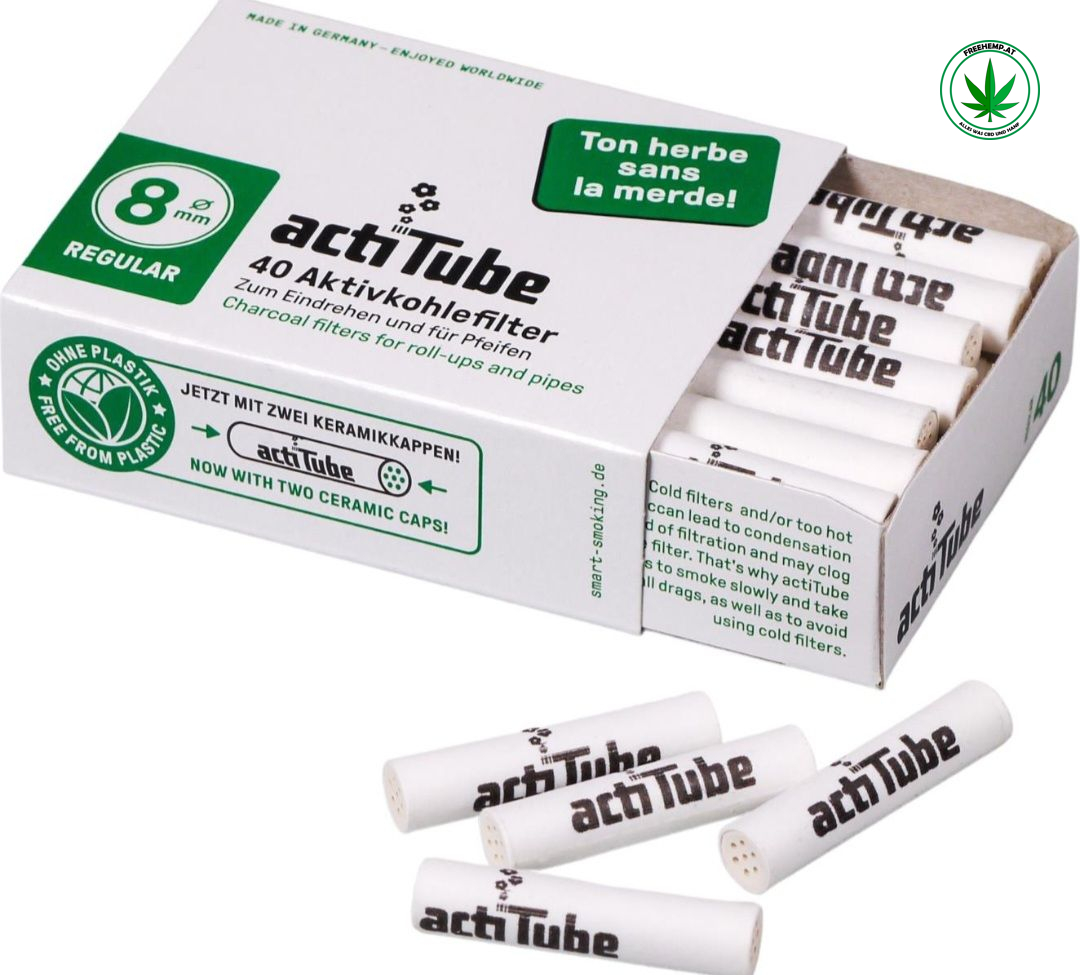 ActiTube Aktivkohlefilter 8 mm – 40 Stück ActiTube Aktivkohlefilter 8 mm – 40 Stück