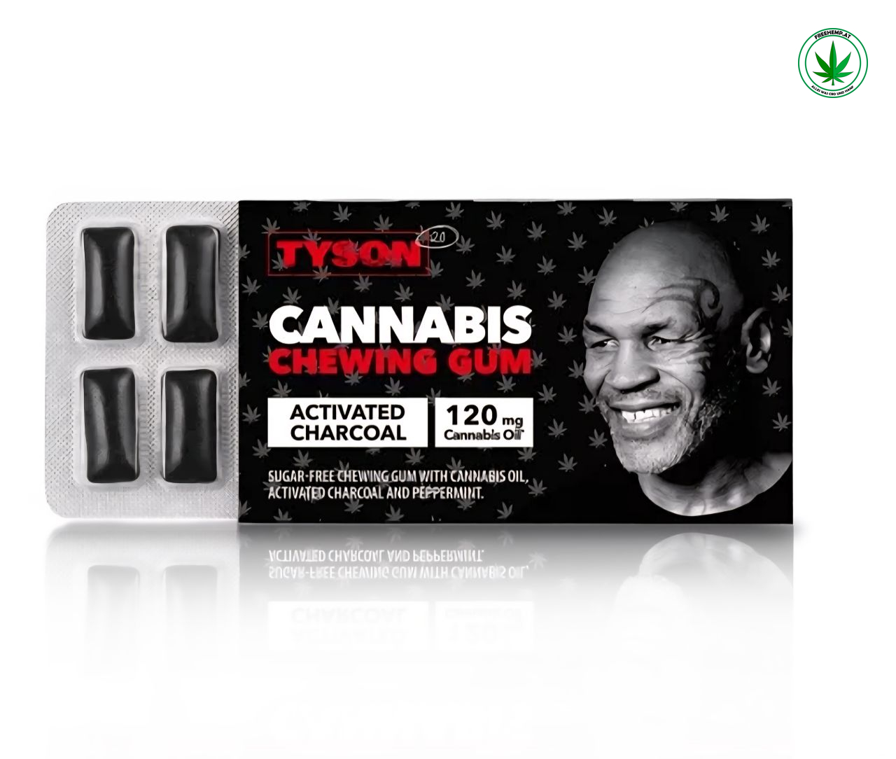Tyson „Cannabis“ Kaugummi mit Aktivkohle