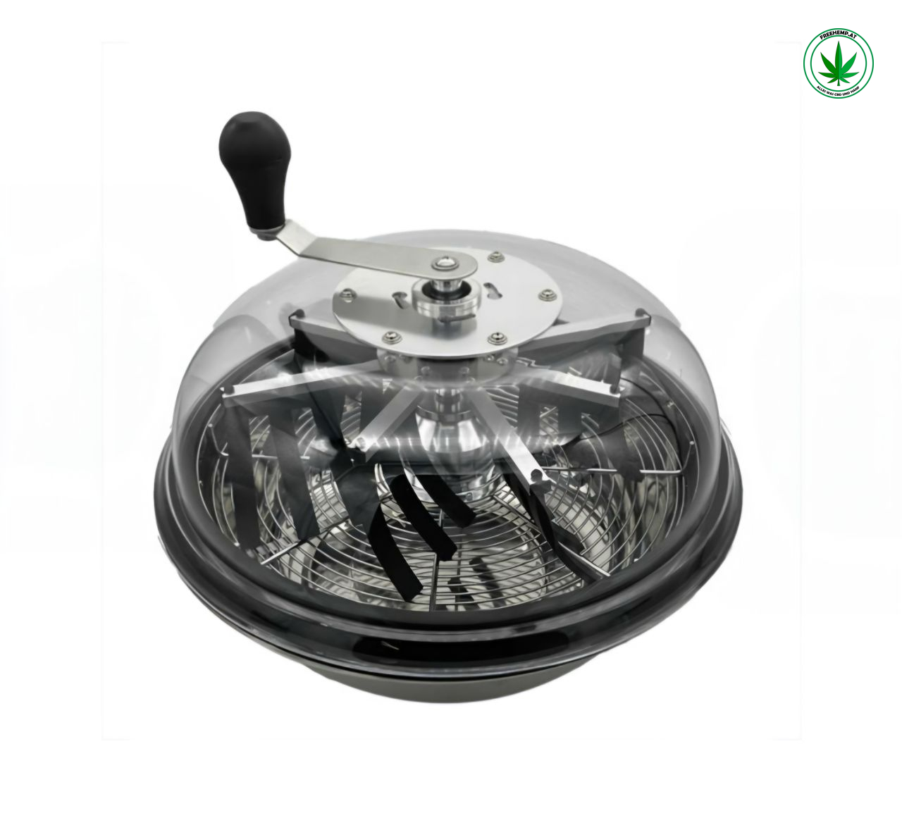 Manuelle Trimmermaschine 40 cm – Edelstahl, Handkurbel