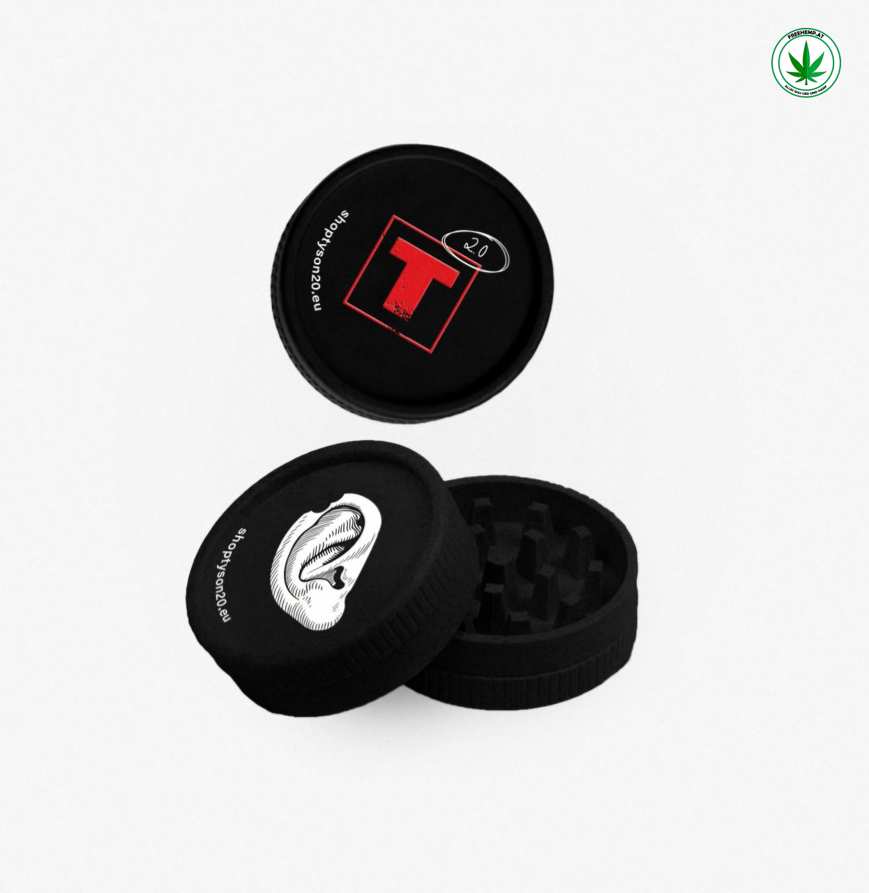 Tyson 2.0 BioHemp Grinder 53 mm 2-teilig
