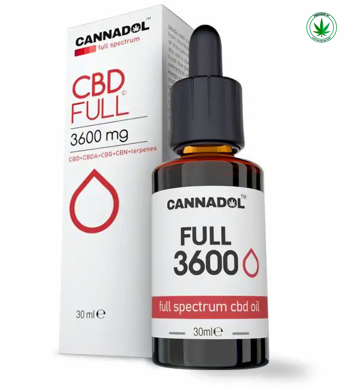 Cannadol CBD Full Spectrum 3600 mg CBD Öl 30 ml Cannadol CBD Full Spectrum 3600 mg CBD Öl 30 ml