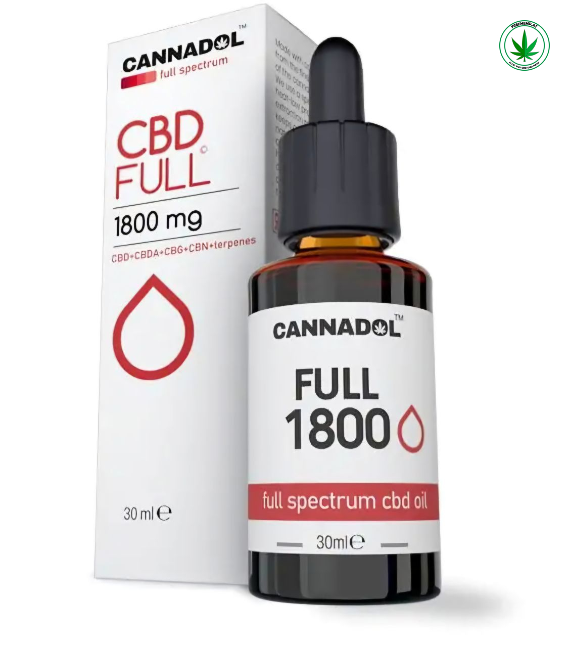 Cannadol CBD Full Spectrum 1800 mg CBD Öl 30 ml