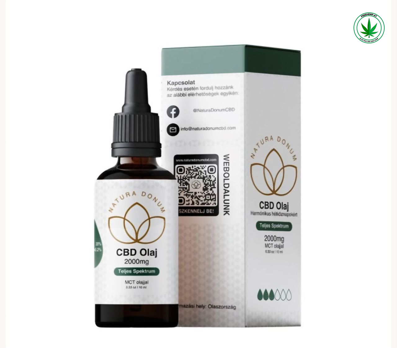 CBD Öl 20% – 2000 mg – Vollspektrum | Natura Donum CBD Öl 20% – 2000 mg – Vollspektrum | Natura Donum