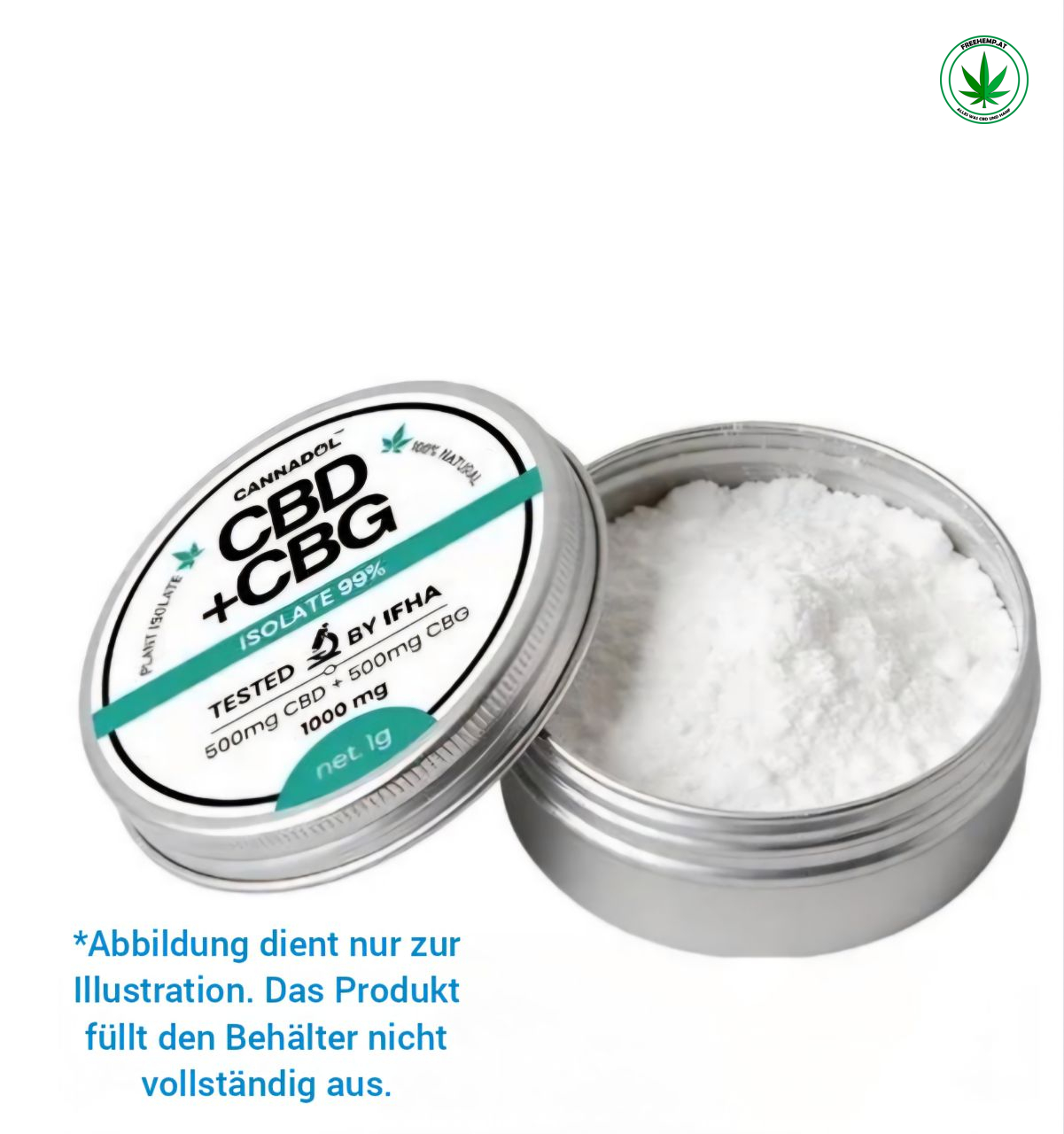 Cannadol CBD + CBG Isolat 2 g